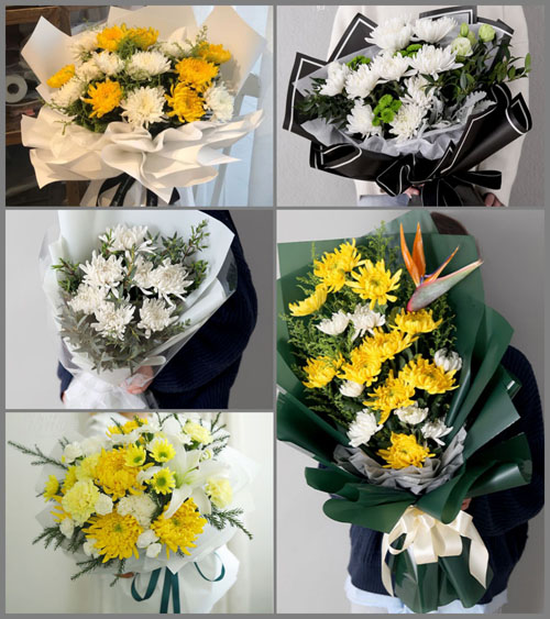 浙江省丽水云和县石塘镇联合村白事花束代送